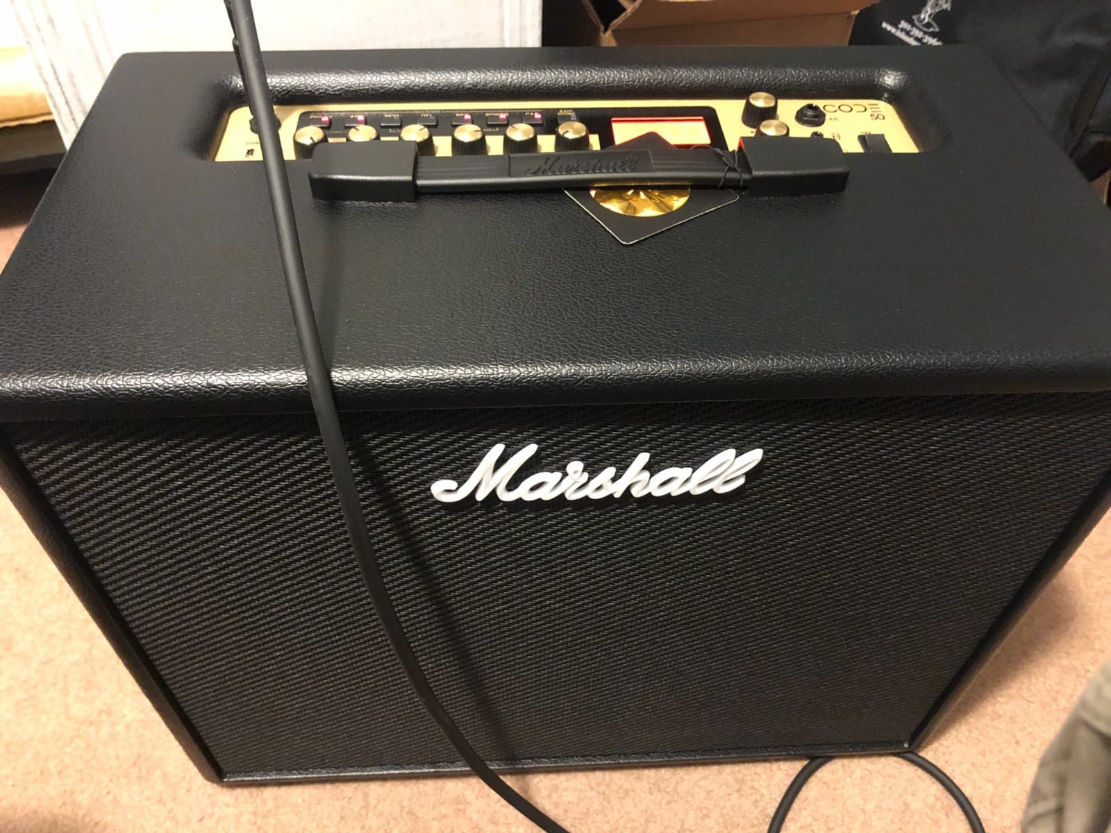 Marshall CODE50 Digital Combo Electric Guitar Amplifier - Black customer photo 2