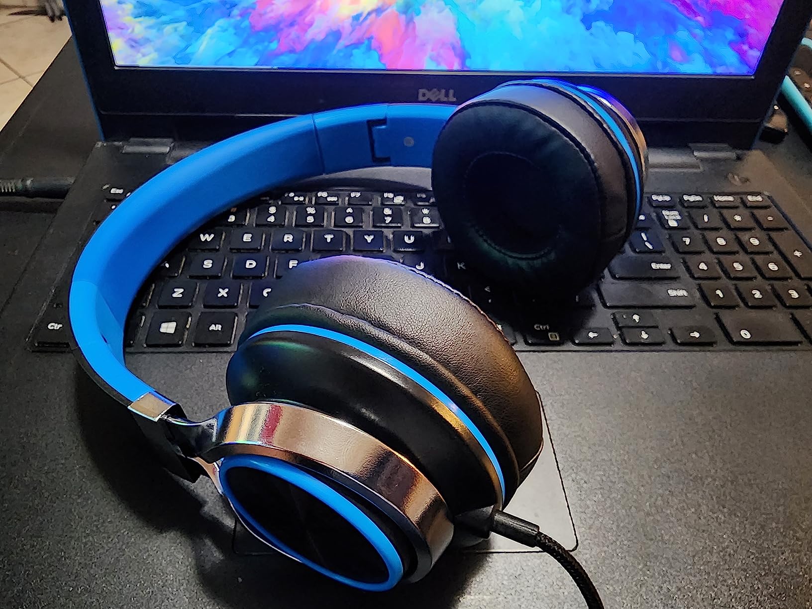 AILIHEN C8 Wired Headphones with Mic for Kids School,3.5mm Jack, Grey Mint customer photo 1