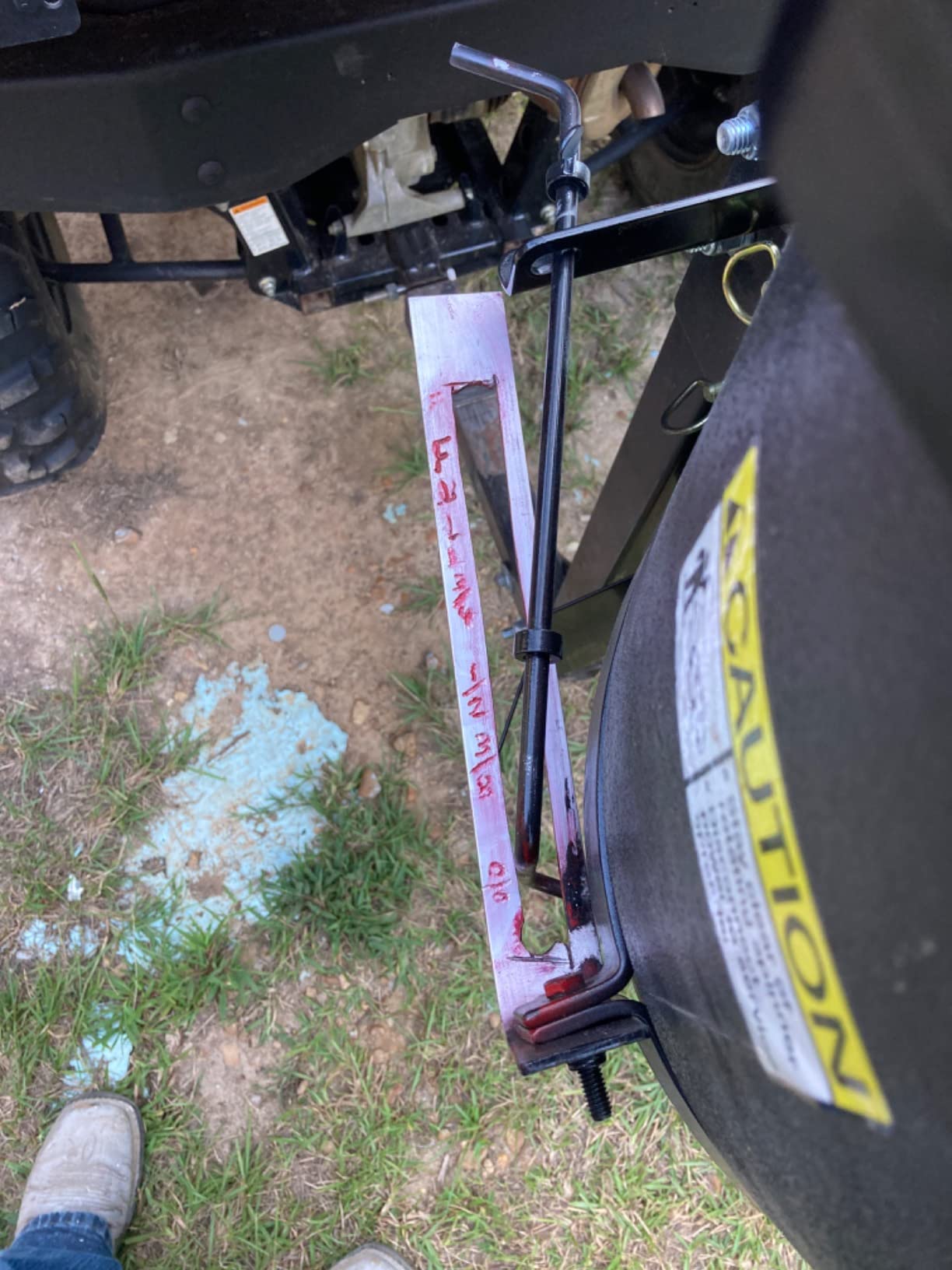 Buyers Products UTVS16 150 lb UTV ATV Receiver Mount Broadcast Spreader customer photo 1