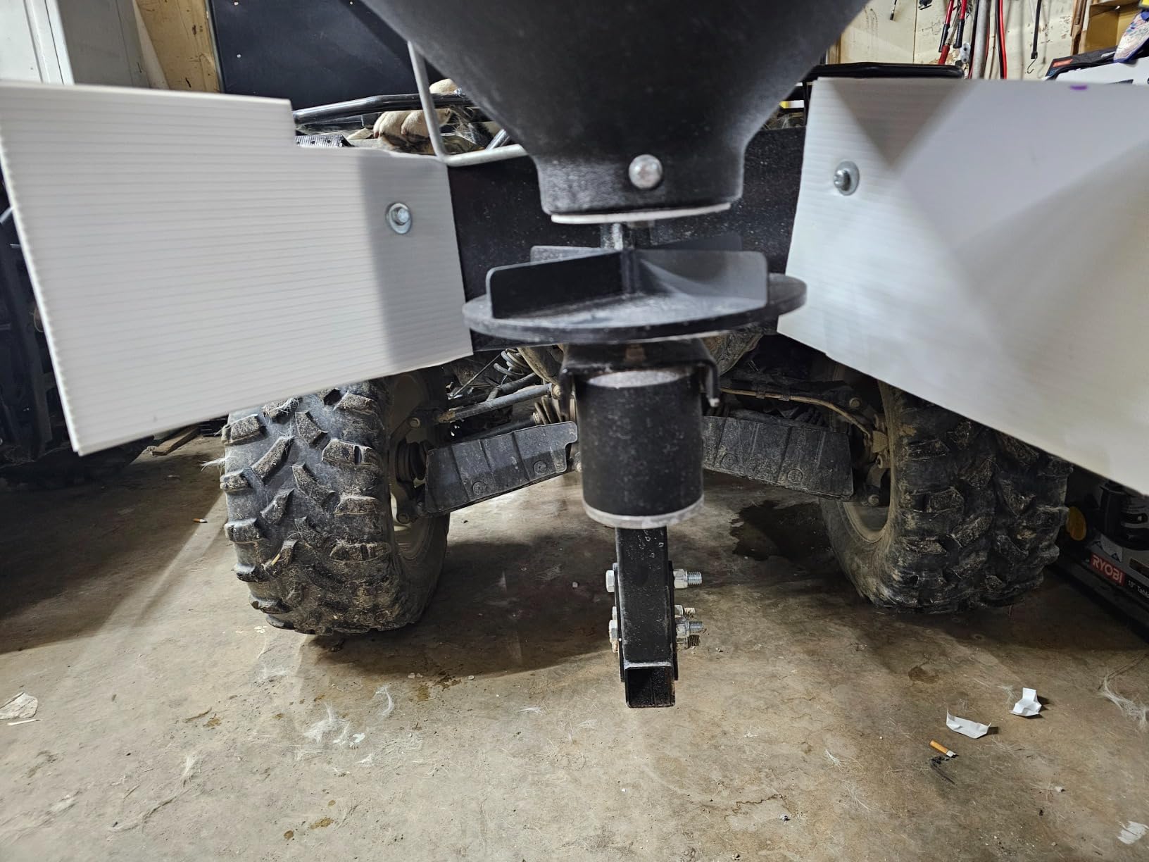 Buyers Products UTVS16 150 lb UTV ATV Receiver Mount Broadcast Spreader customer photo 2