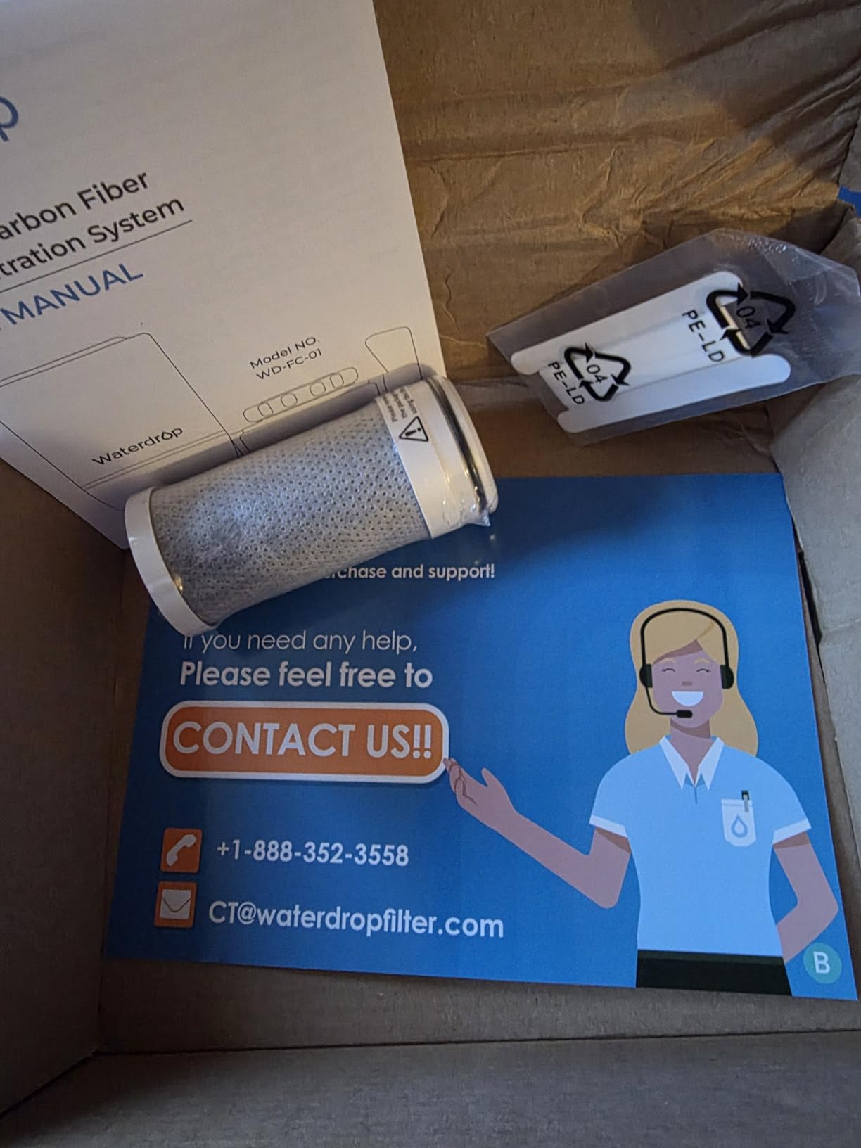 Waterdrop FC-01 Water Filter for Sink Faucet, 320 Gallons customer photo 1