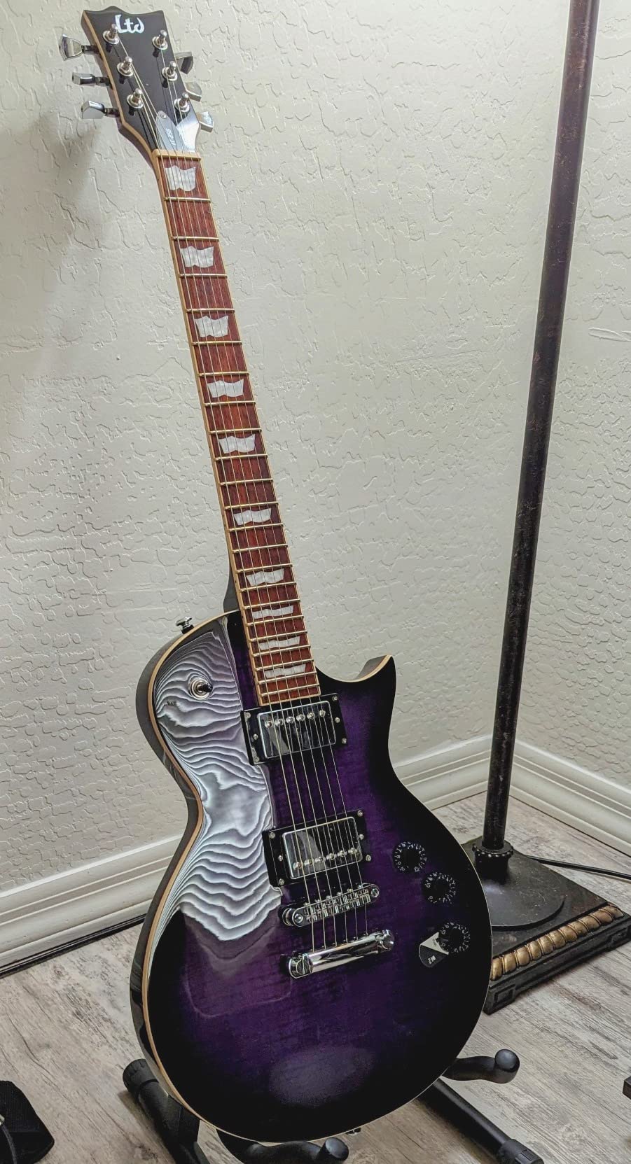 ESP LTD Eclipse EC-256FM - See Thru Purple Burst customer photo 1