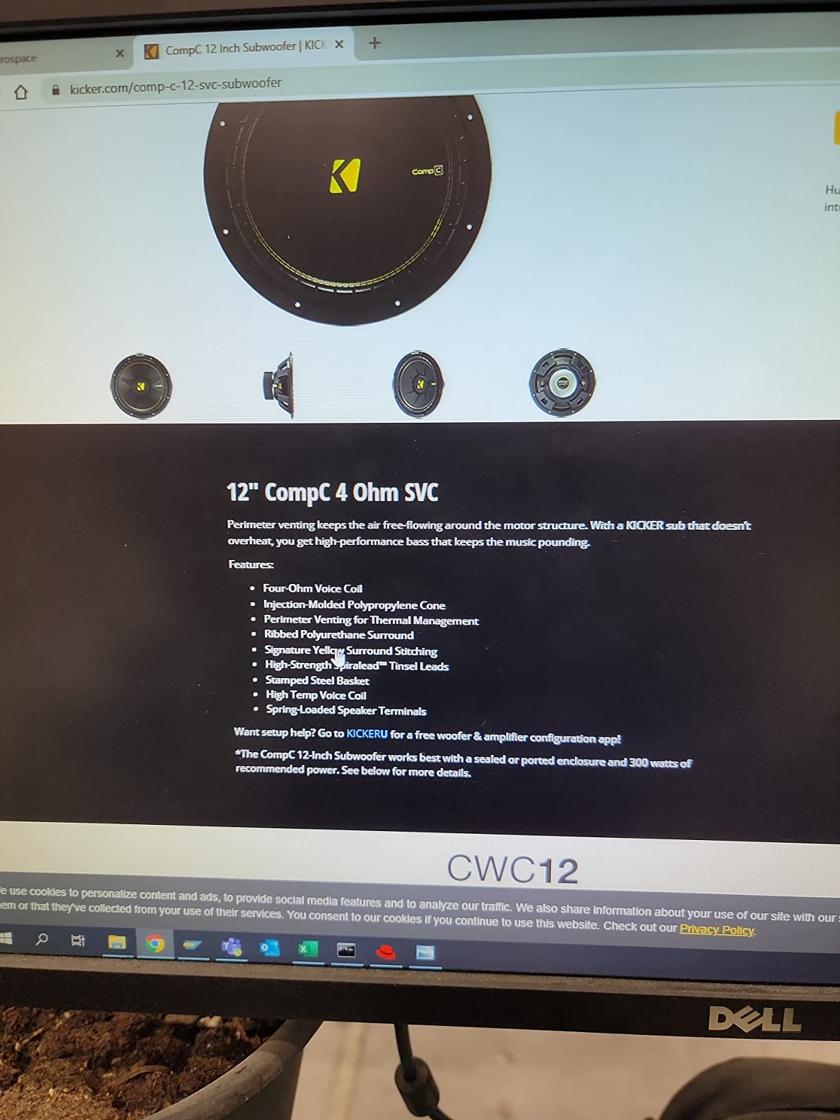 KICKER 44DCWC122 Dual CompC 12