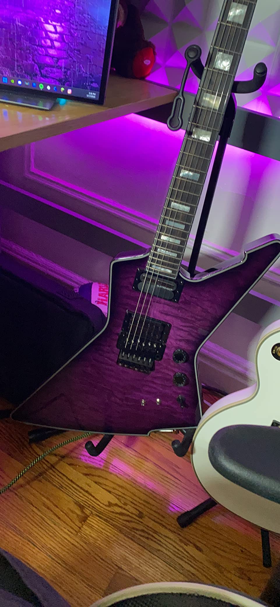 Schecter E-1 FR S Special Edition - Trans Purple Burst customer photo 2