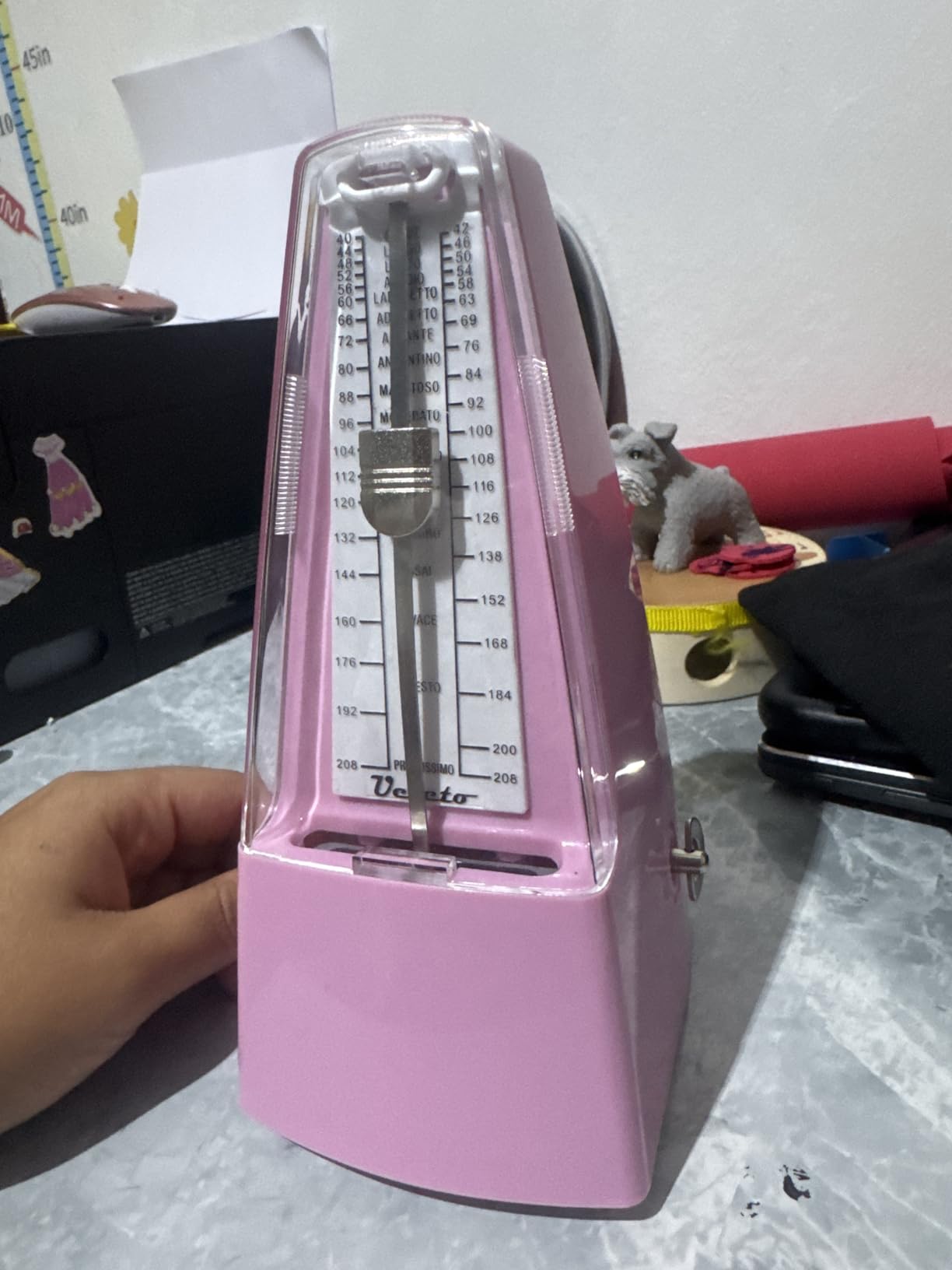 Ueteto Mechanical Metronome, Wood Grained, Tower Design customer photo 2