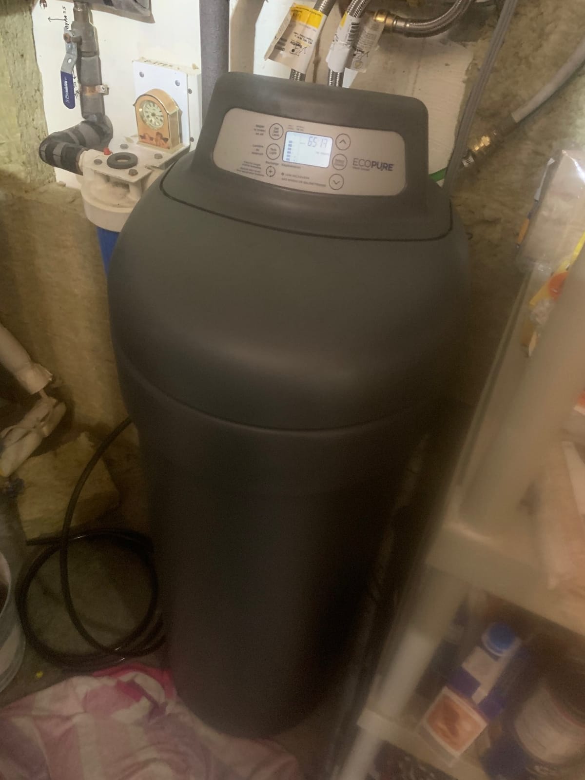 EcoPure EP42 42,000 Grain Water Softener – Whole House Hard Water & Iron Reduction System – NSF-Certified – AutoSense Salt & Water Saving Technology – City or Well Water customer photo 1