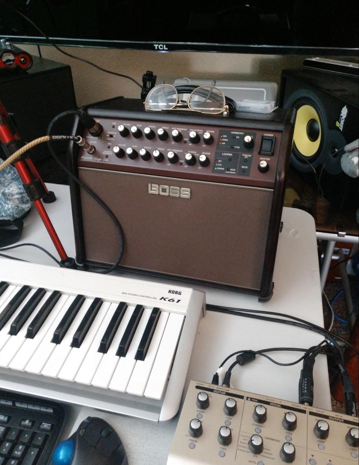 BOSS ACS-Live Combo Amplifier for Acoustic Guitar and Vocals customer photo 1