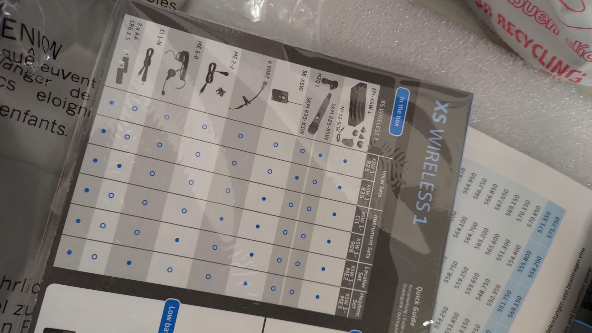 Sennheiser Pro Audio XSW 1-825-A Vocal Wireless Microphone, A Range 548-572 MHz, Black, medium customer photo 1