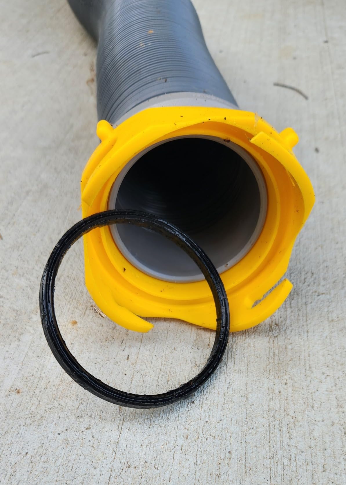Camco Deluxe 20ft Sewer Hose Kit - Includes Features Pre-Attached Swivel Fittings & Includes Clear RV Sewer Elbow, (2) Heavy Duty 10ft Sewer Hoses, (2) Storage Caps, & Bonus Clear Extender - 39658 customer photo 2