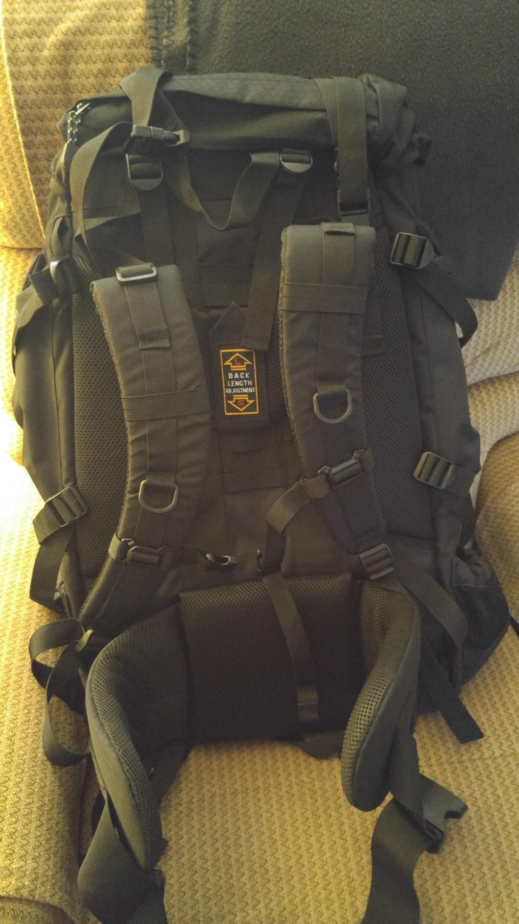 Amazon Basics Internal Frame Hiking Backpack for Camping and Backpacking, Adjustable Straps, Rainfly Included customer photo 2