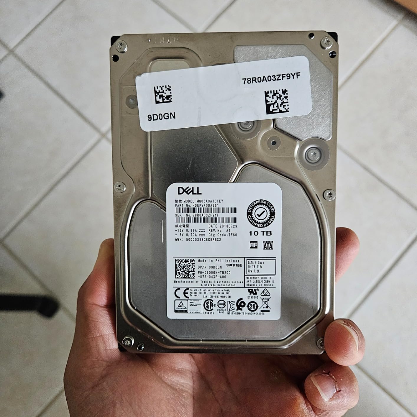 Toshiba 4TB Enterprise Internal Hard Drive – MG Series 3.5
