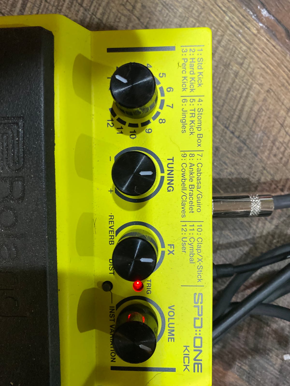 Roland SPD-1K Electronic Drum Pad, Kick, Yellow customer photo 1