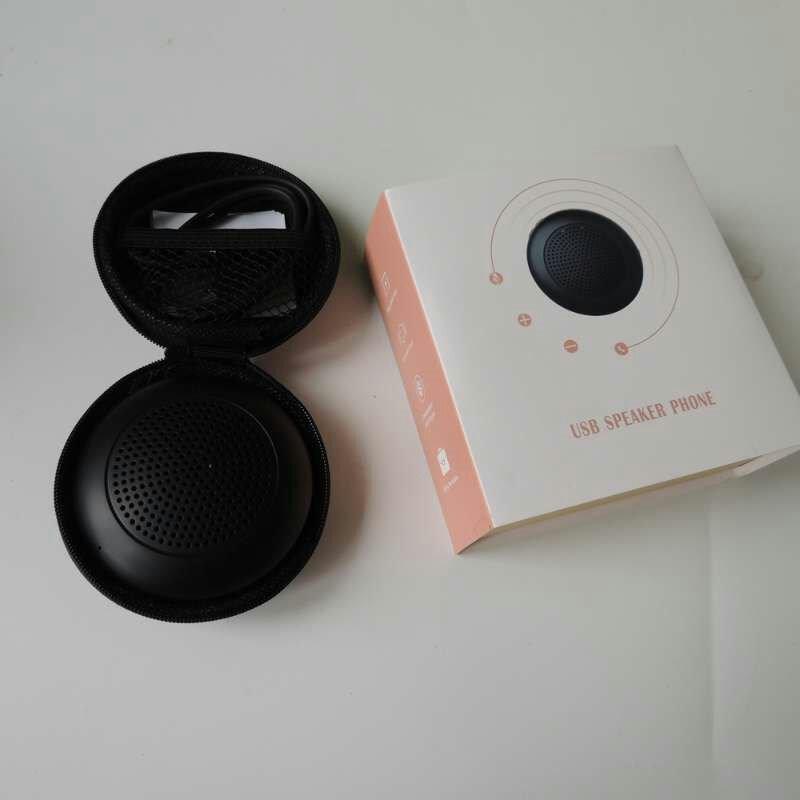USB Speaker Phone 360° Omnidirectional Microphone Portable Conference Speakerphone Echo Cancellation for Skype Business of Microsoft Lync, VoIP Calls, Webinar, Phone, Call Center, Recording customer photo 2