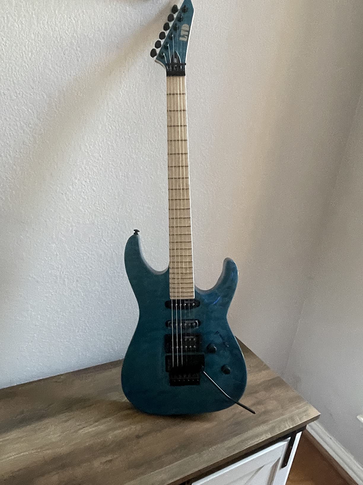 ESP LTD MH-203QM - See Thru Blue customer photo 1