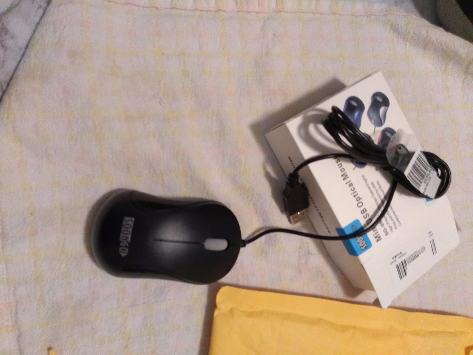 Laptop Mouse, Mini USB Wired Optical Mouse Portable for Children Student Teenager Notebook, MacBook,Desktop - Blue by SOONGO customer photo 2