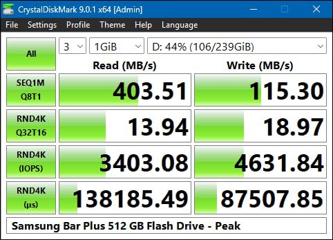 SAMSUNG BAR Plus 256GB - 400MB/s USB 3.1 Flash Drive Champagne Silver (MUF-256BE3/AM) customer photo 1