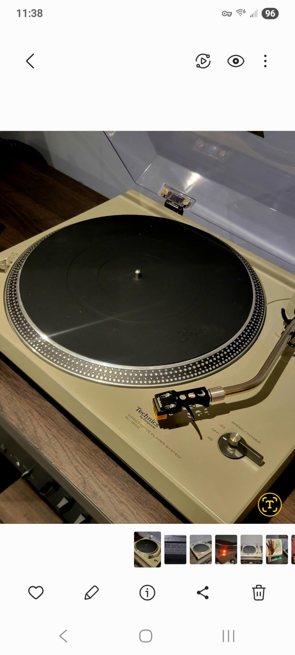 Turntable Platter Mat Black Rubber Silicone Design for Universal to All LP Vinyl Record Players customer photo 2