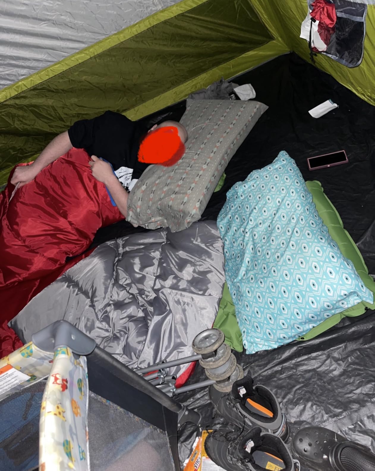 CORE Instant Cabin Tents | Family Cabin Multi Room Pop Up Tents Car Camping | Included Storage Pockets for Camping Accessories customer photo 1