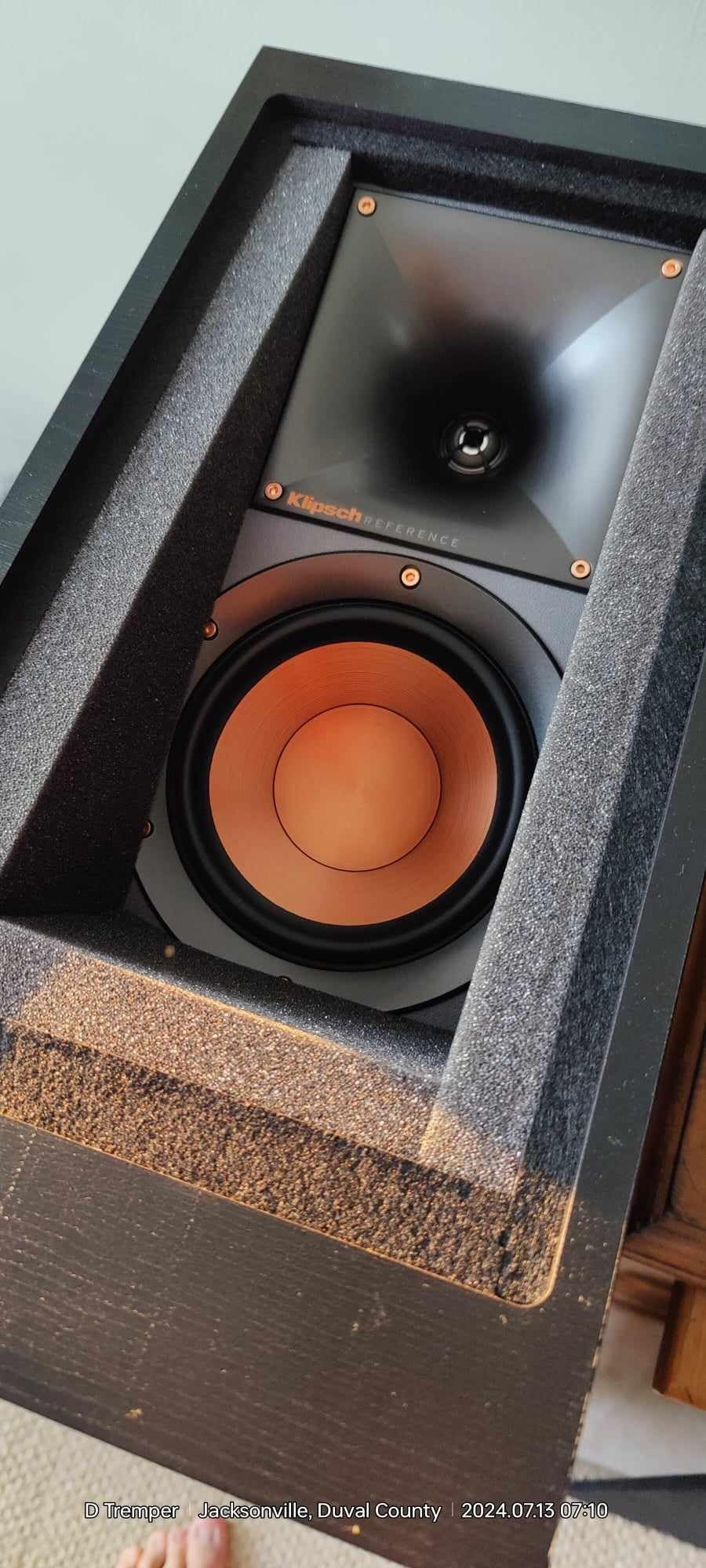 Klipsch R-625FA Powerful Detailed Floorstanding Single Home Speaker Black customer photo 2