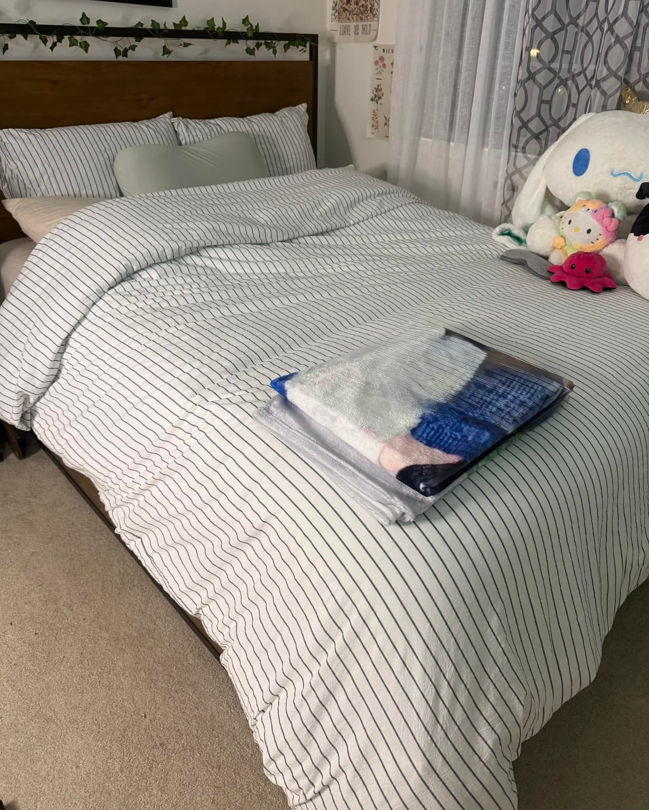 COHOME All-Season Queen Size Cooling Comforter Duvet Insert - White customer photo 1