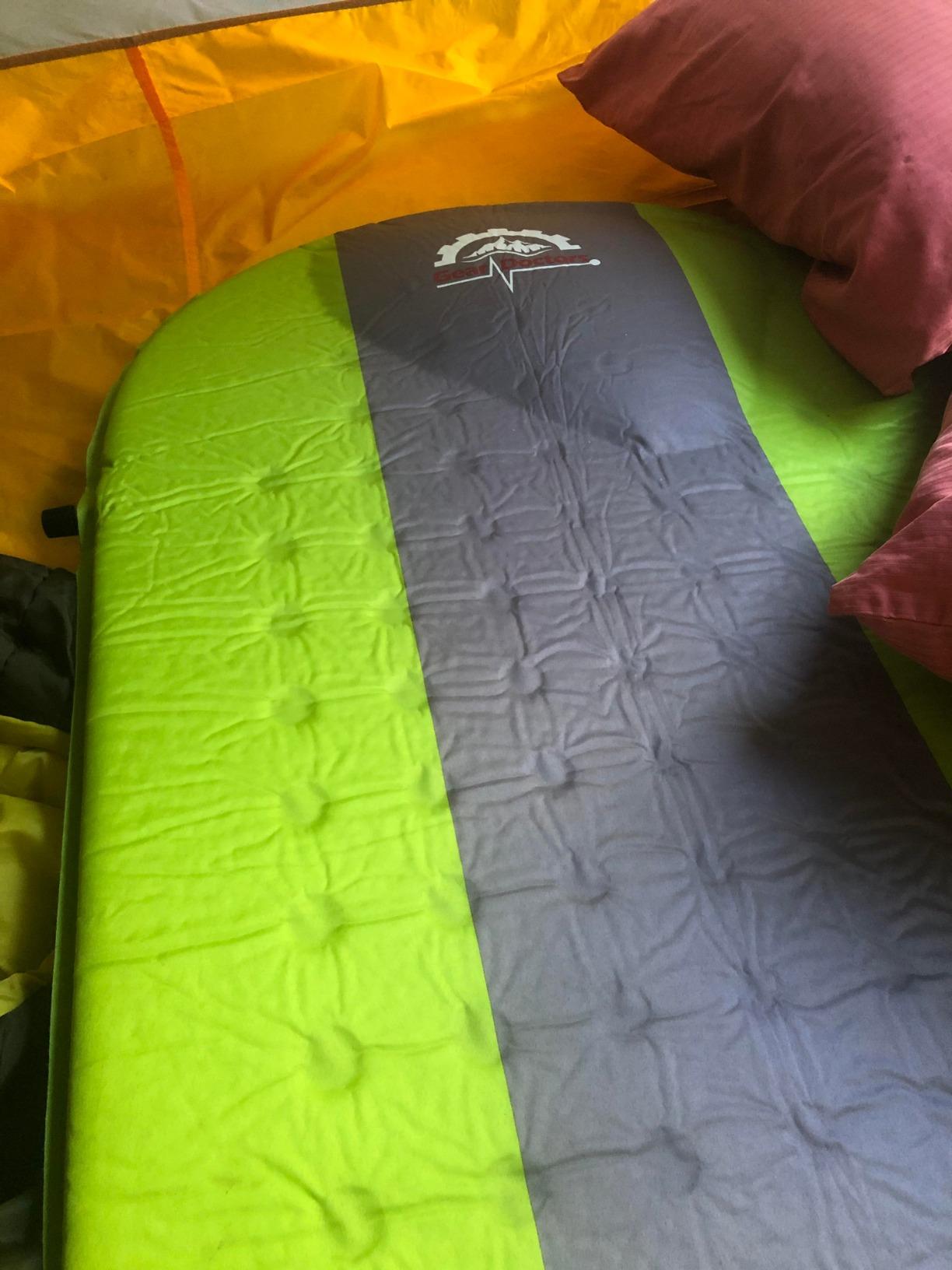 Gear Doctors® Oxylus 4.3 R-Value Insulated Foam Self Inflating Sleeping Pad Camping — Sleeping Pad Backpacking Air Mattress—Camping Mattress Self Inflating Camp Mat 4 Seasons Sleep Mat—Camp/Floor/Tent customer photo 2
