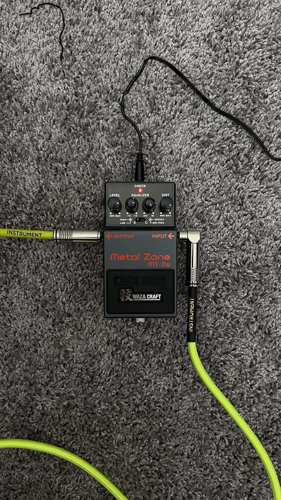 BOSS MT-2W WAZA Craft Metal Zone Guitar Pedal (MT-2W), Black customer photo 1