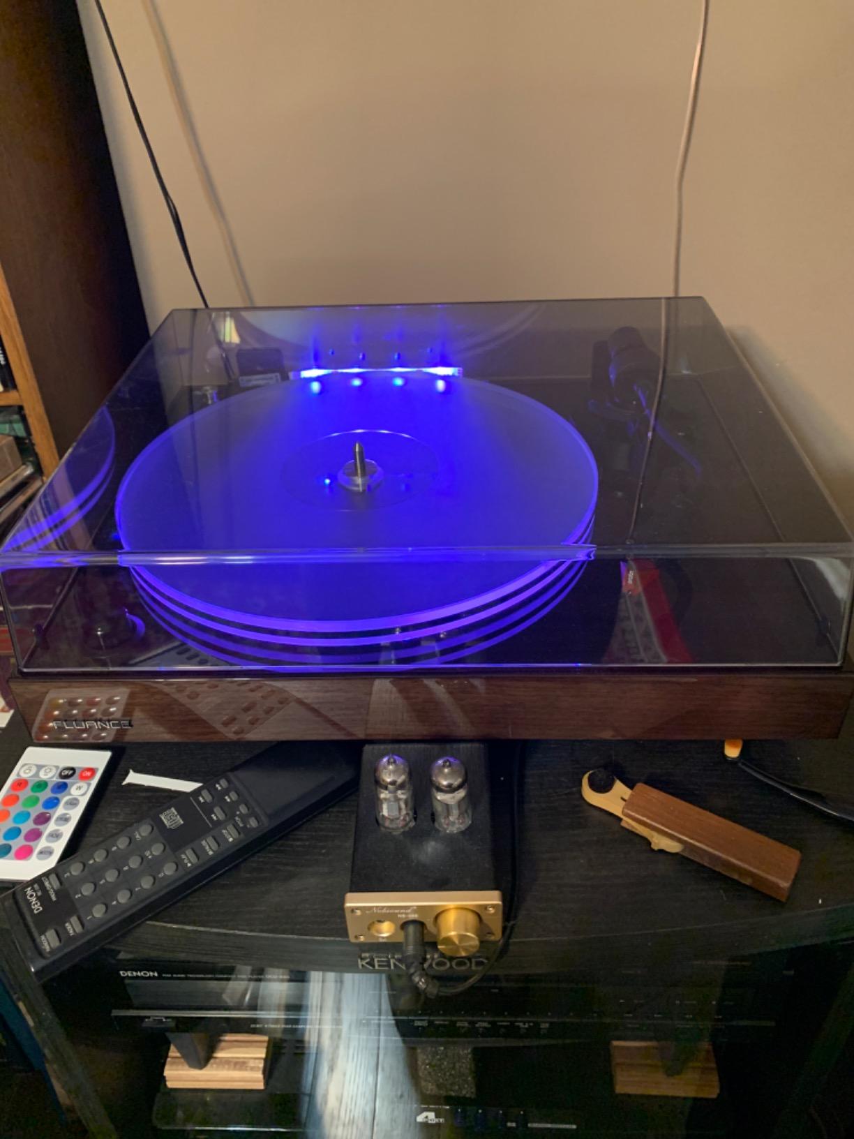 Fluance RT83 Reference High Fidelity Vinyl Turntable Record Player with Ortofon 2M Red Cartridge, Speed Control Motor, High Mass MDF Wood Plinth, Vibration Isolation Feet - Walnut customer photo 2