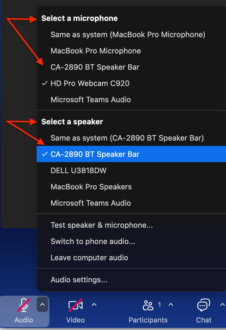 Cyber Acoustics CA-2890BT USB and Bluetooth Speaker Bar with Speakerphone customer photo 1