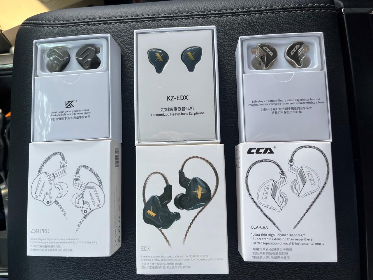 KZ ZSN Pro Dynamic Hybrid Dual Driver in Ear Earphones Detachable Tangle-Free Cable Musicians in-Ear Earbuds Headphones (Gray Without Mic) customer photo 2
