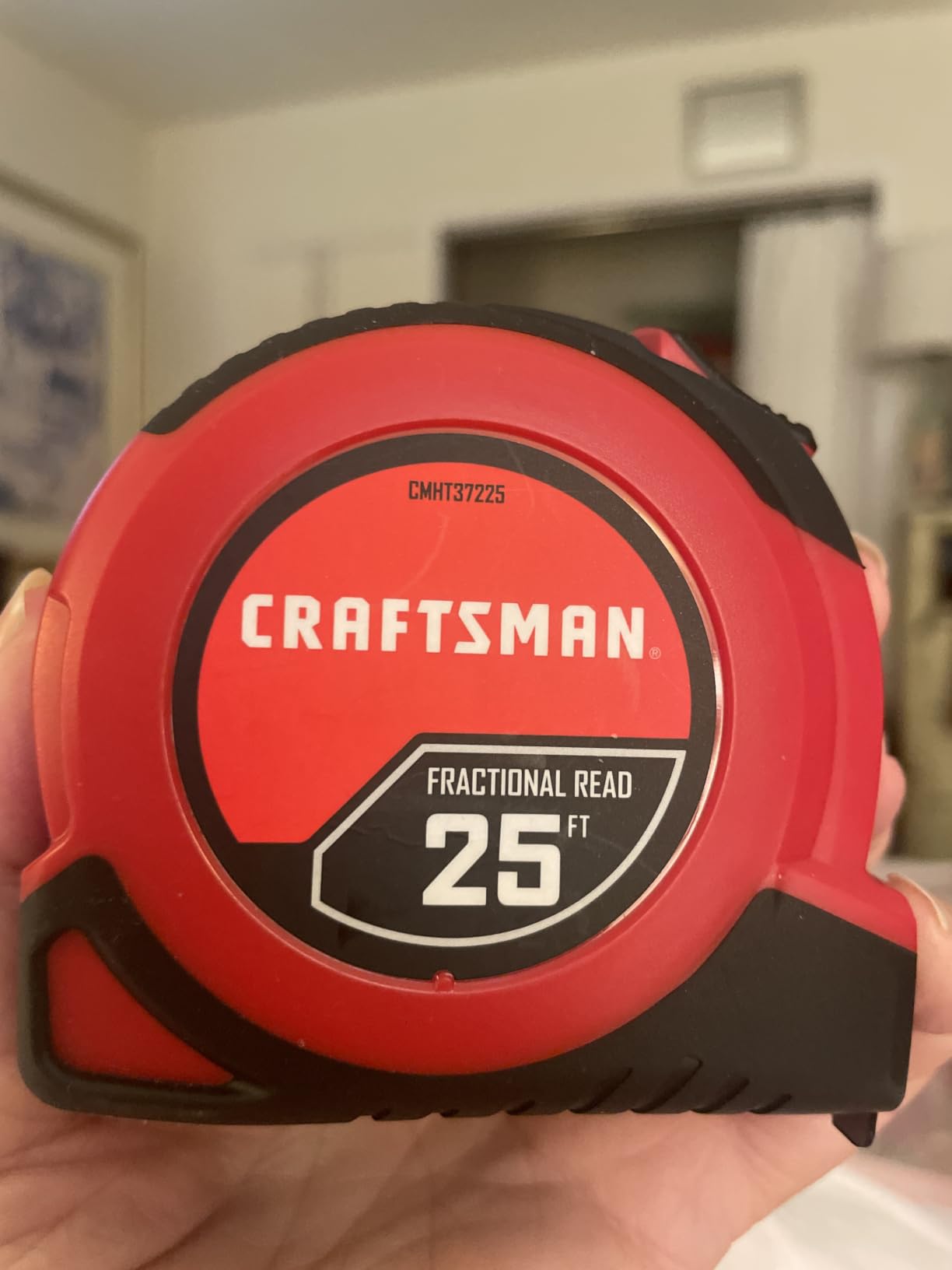 CRAFTSMAN 25-Ft Tape Measure with Fraction Markings, Retractable, Self-Locking Blade (CMHT37225) customer photo 2