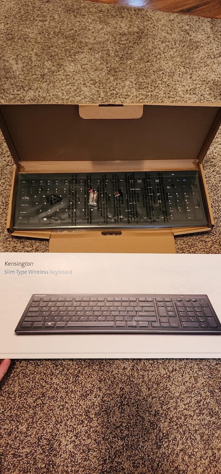 Kensington Slim Type Wireless Quiet Keyboard (K72344US), Black customer photo 2