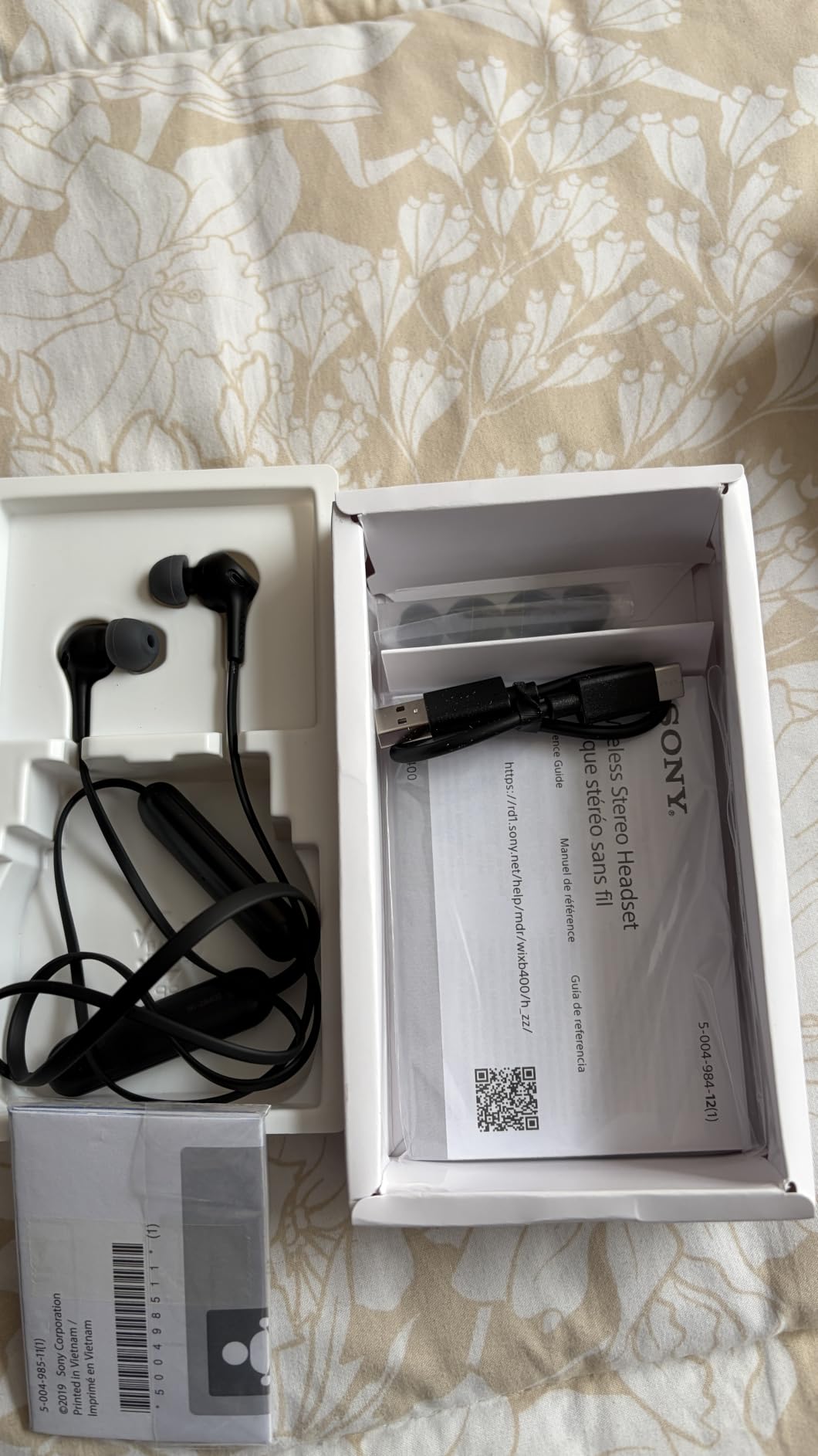 Sony Wi-Xb400 Headphones Wireless Neck-Band Calls/Music USB, W128298864 (Neck-Band Calls/Music USB Type-C Bluetooth Black) customer photo 2
