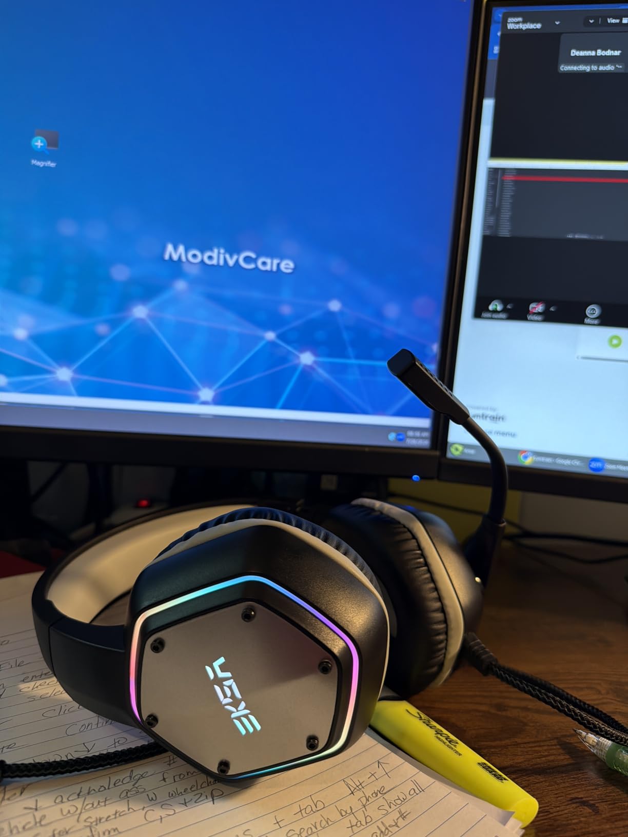 EKSA E1000 USB PC Gaming Headset with Mic, 7.1 Surround Sound customer photo 2