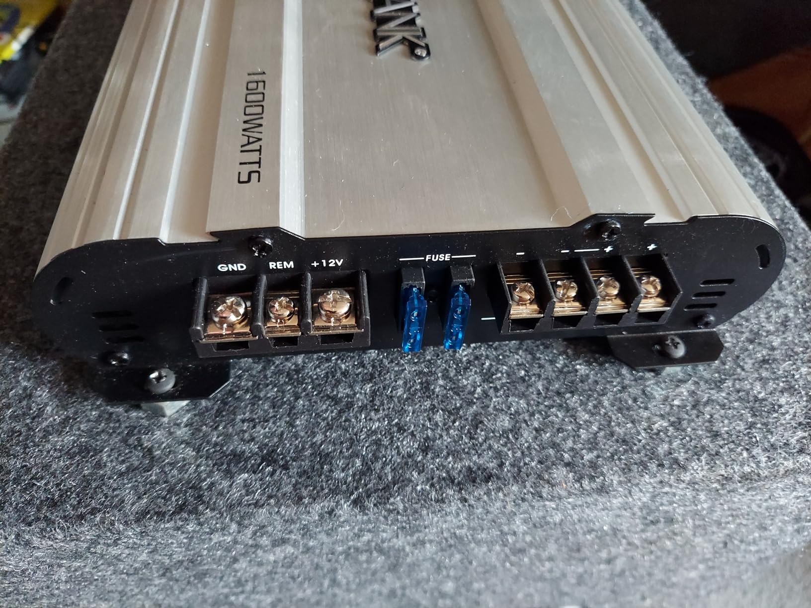 Audiobank P1601 Monoblock Amplifier: Class AB MOSFET Powerhouse with Remote Subwoofer Control - 1600W Max Power with 800W RMS customer photo 2