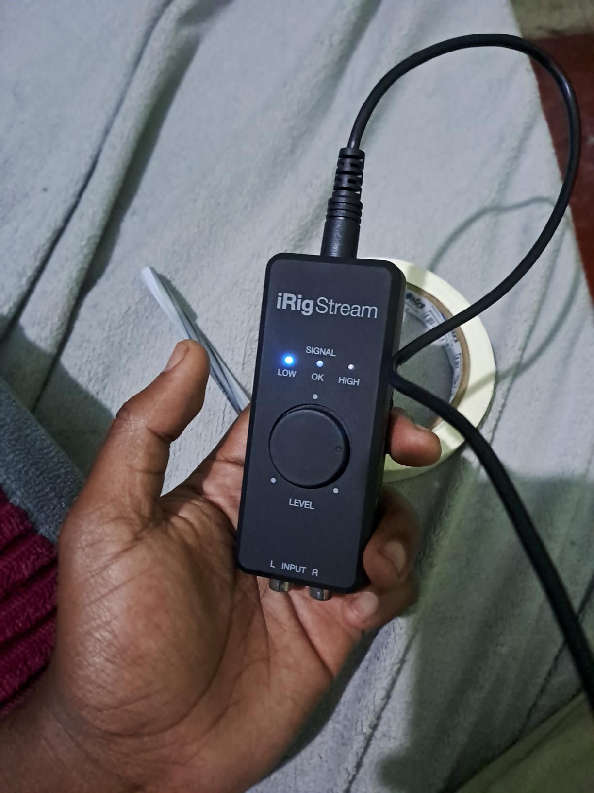 IK Multimedia iRig Stream stereo audio interface for iPhone, iPad, Mac, iOS and PC with USB-C, Lightning and USB for 24-bit, 48 kHz recording from mixers and studio gear customer photo 2