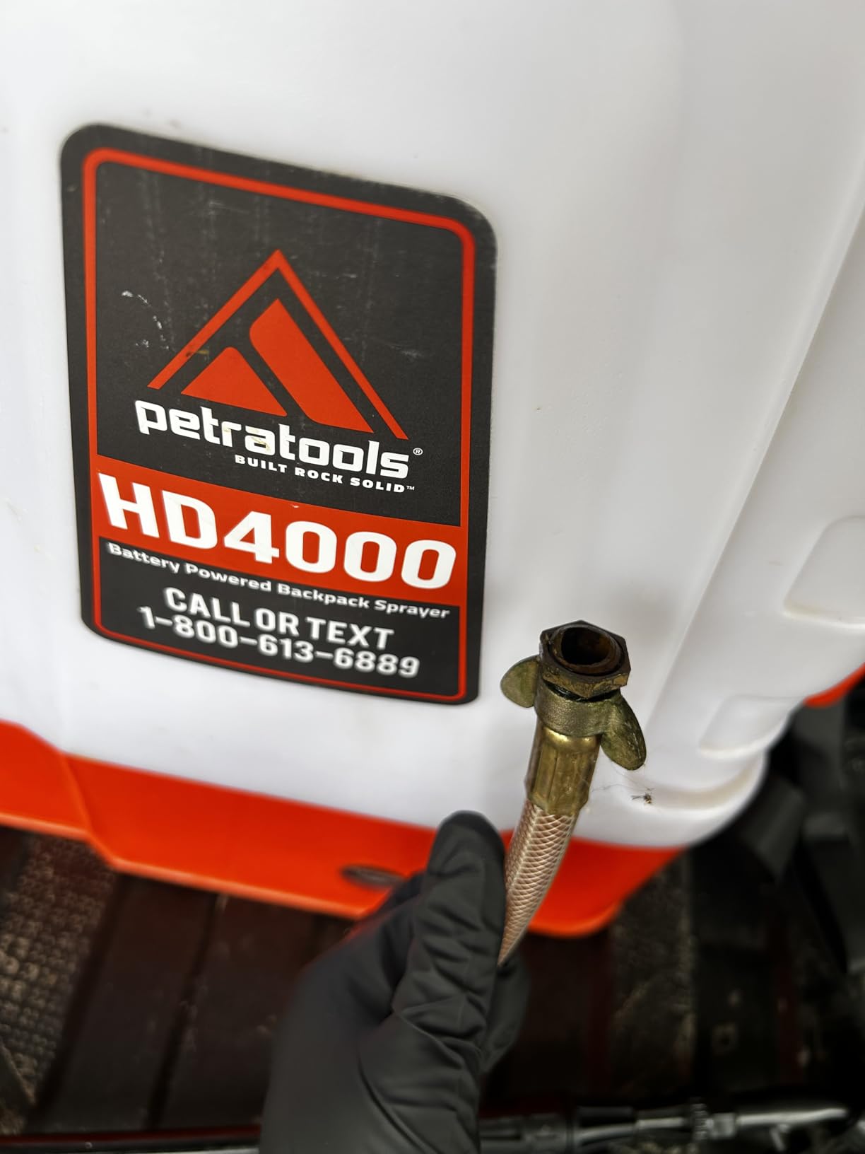 PetraTools HD4000 Battery Powered Backpack Sprayer, 6 Hr Runtime, 6 Nozzles customer photo 1