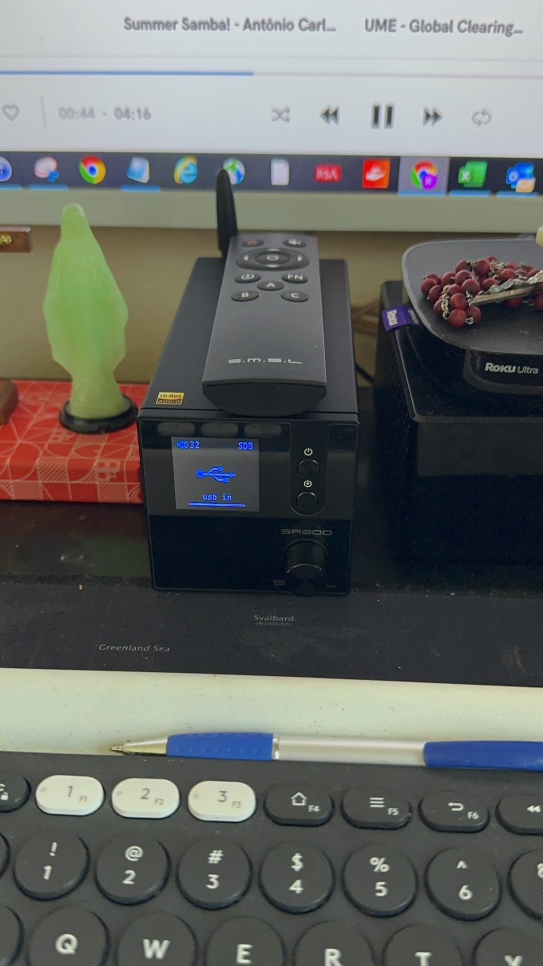 S.M.S.L SA300 HiFi Digital Amplifier, Infineon's MA12070 Chip Class D Power Amp, RCA USB Bluetooth 5.0 APTX Input, Multiple EQ Modes with Remote Control (Black) customer photo 1