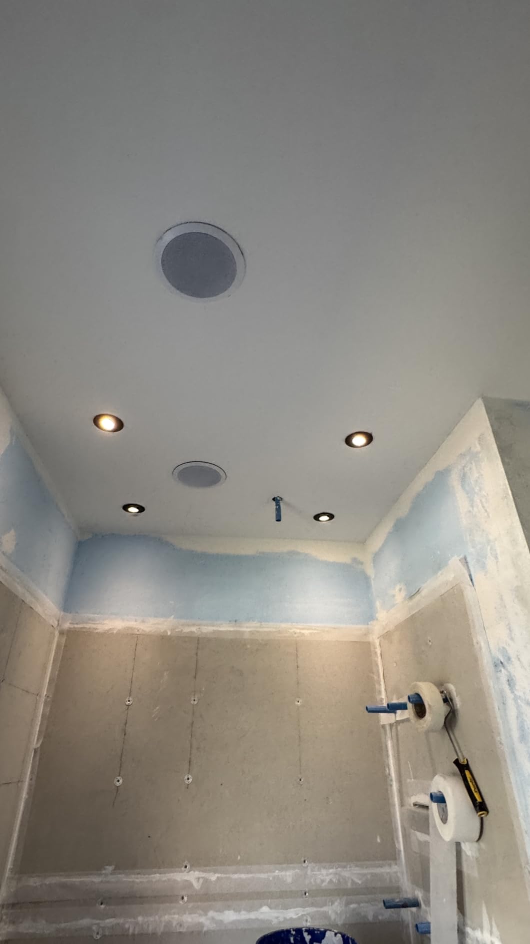 Herdio 5.25 Inch Bluetooth Ceiling Speakers Home Recessed Speaker System 300 Watts Suitable for Humid,Kitchen,Bedroom,Bathroom,Covered Patio (A Pair) customer photo 1
