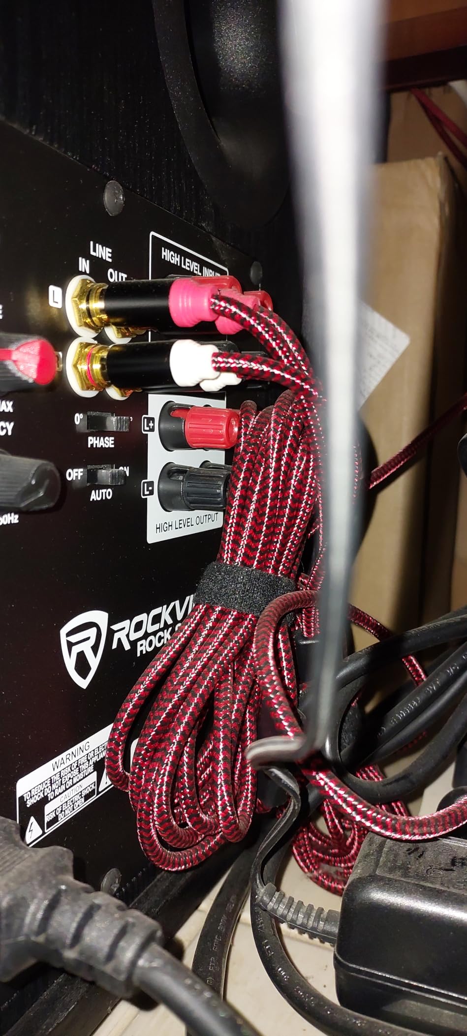 RCA Cable 3Ft,2Rca Male to 2-Rca Male Audio Stereo Subwoofer Cable [Hi-Fi Sound] Nylon-Braided Auxiliary Audio Cord for Home Theater, HDTV, Amplifiers, Hi-Fi Systems,Speakers and etc(3Ft/1M) customer photo 1