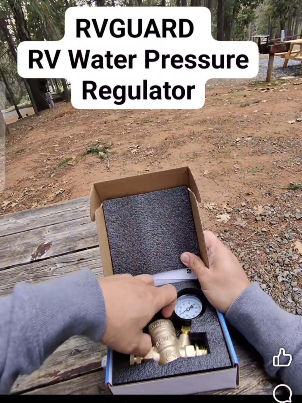 RVGUARD RV Water Pressure Regulator Valve, CSA Approved, Lead-Free Brass customer photo 2