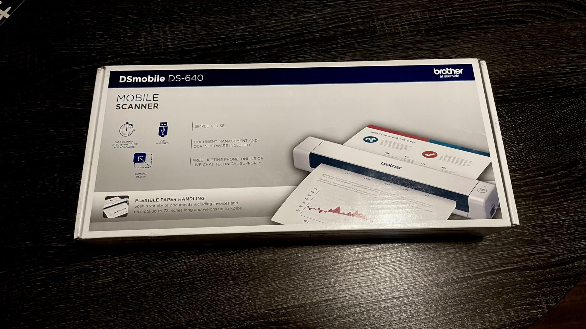 Brother DS-640 Compact Mobile Document Scanner, (Model: DS640) customer photo 1