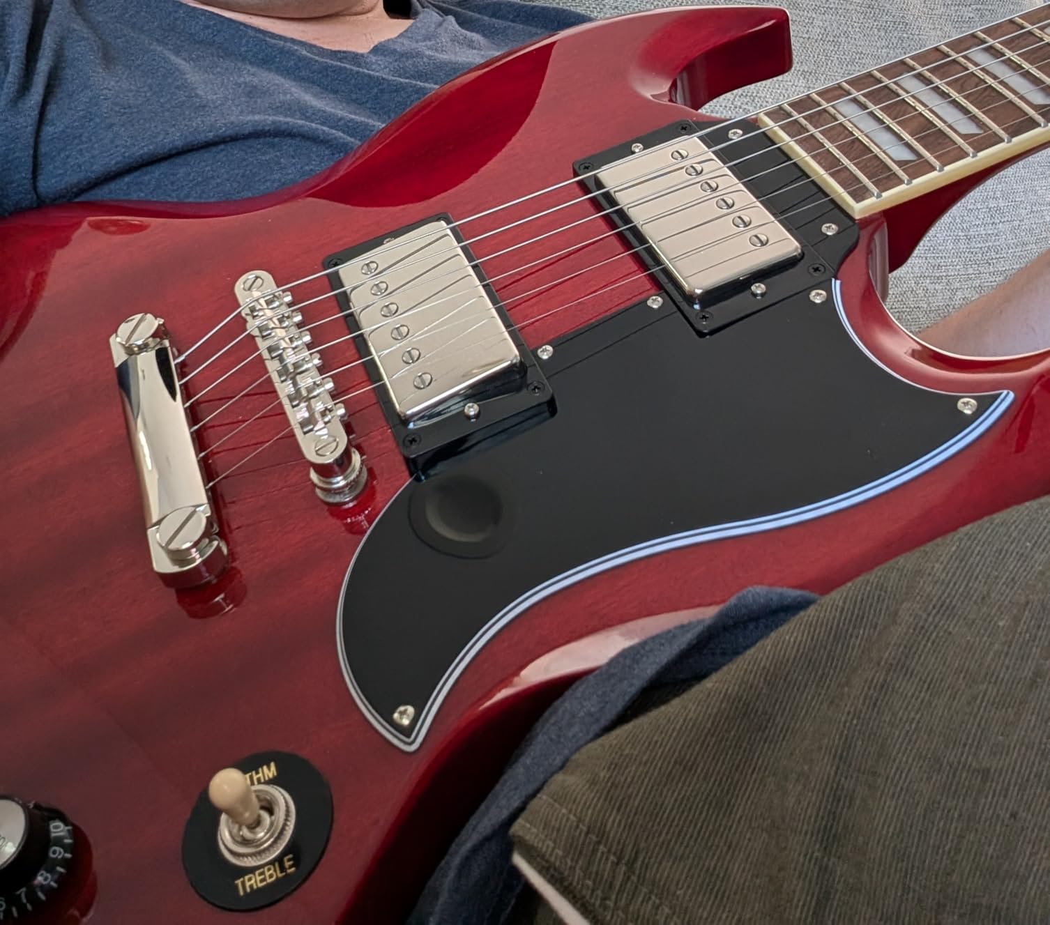 Epiphone SG Standard 60s Electric Guitar Vintage Cherry customer photo 2