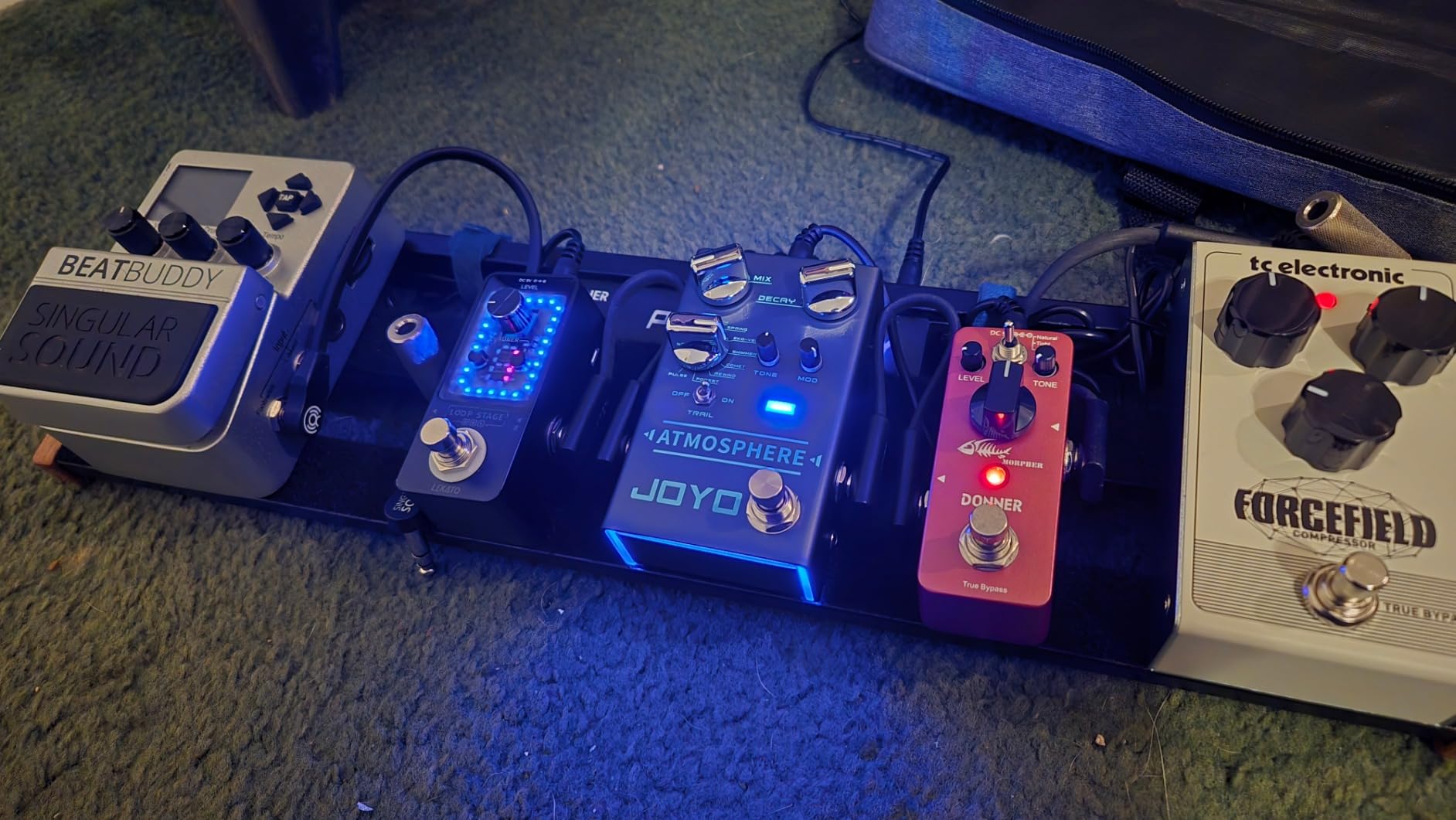 JOYO Digital Reverb Guitar Pedal, 9 Modes (Spring/Church/Plate/Shimmer & More) with MOD Control & Trail Function, Bypass (Atmosphere R-14) customer photo 2