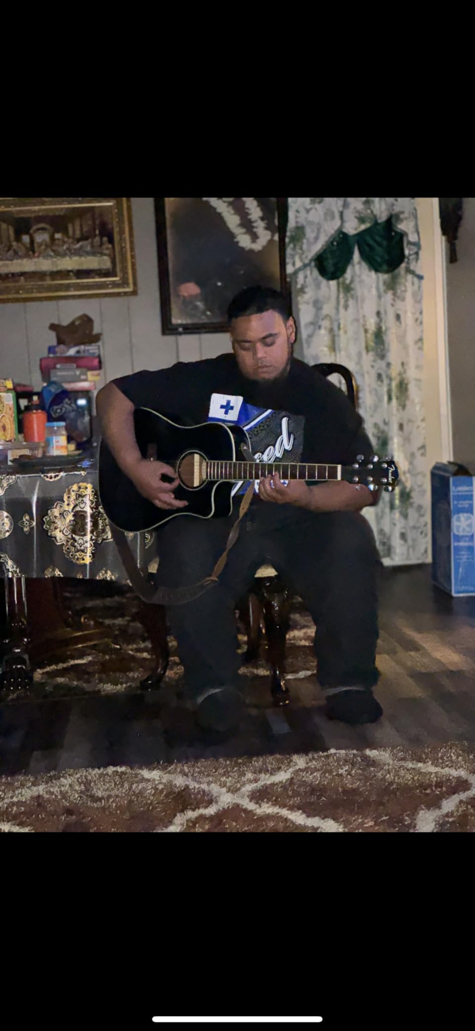 Fender FA Series Dreadnought Acoustic Guitar - Black Bundle with Gig Bag, Tuner, Strap, Strings, String Winder, Picks, and Austin Bazaar Instructional DVD customer photo 2