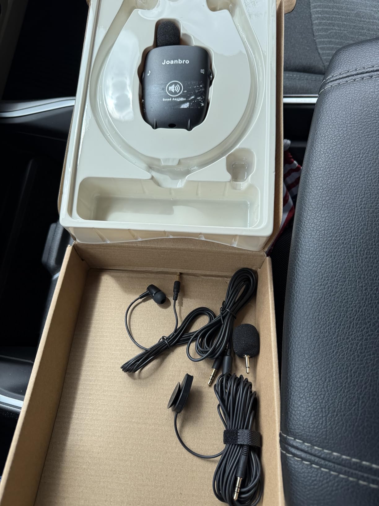 Personal Sound Amplifier for Seniors, Voice Enhancement Devices, Pocket Sound Amplifiers for Elderly People, Adults, 50dB Gain, with Headphones & Earbud, 3 Types Mics, 3 Tone, Volume Control customer photo 1