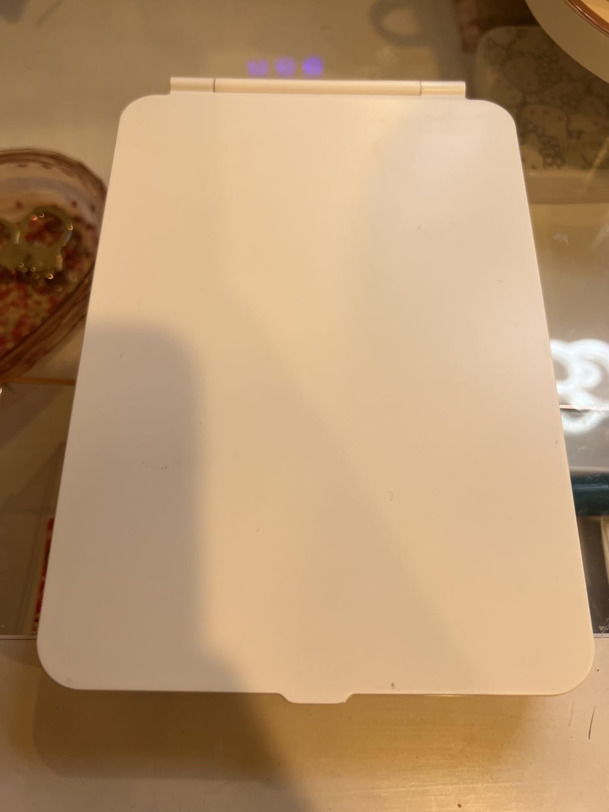 FUNTOUCH Rechargeable Travel Makeup Mirror with 72 Led Lights customer photo 1