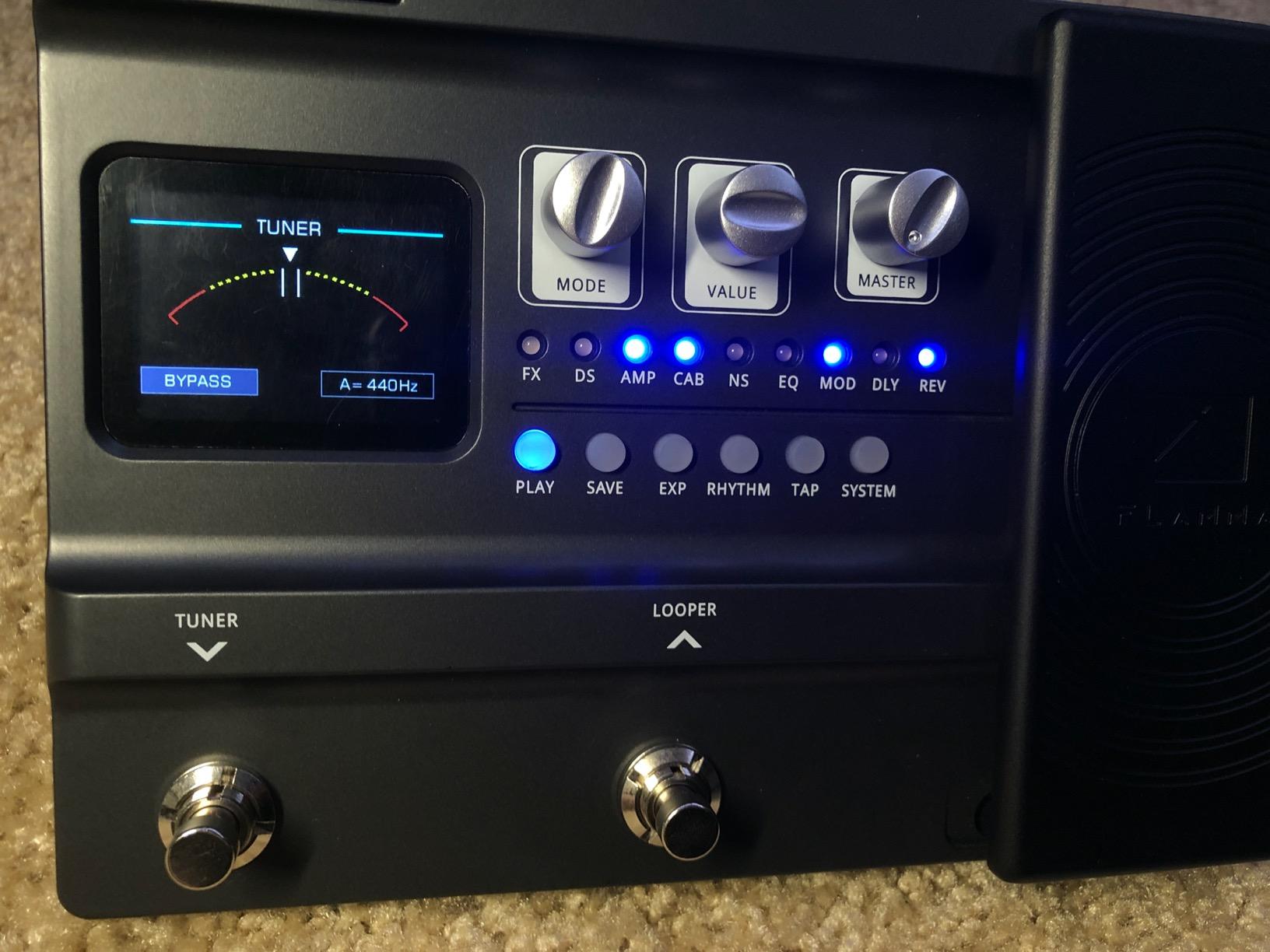 FLAMMA FX100 Guitar Multi-effects Pedal with 55 Amp Models 151 Built-in Effects 80' Looper 40 Drum Machine 10 3rd Party IR Slots Headphone OTG for Home Practice Performance Live Streaming customer photo 2