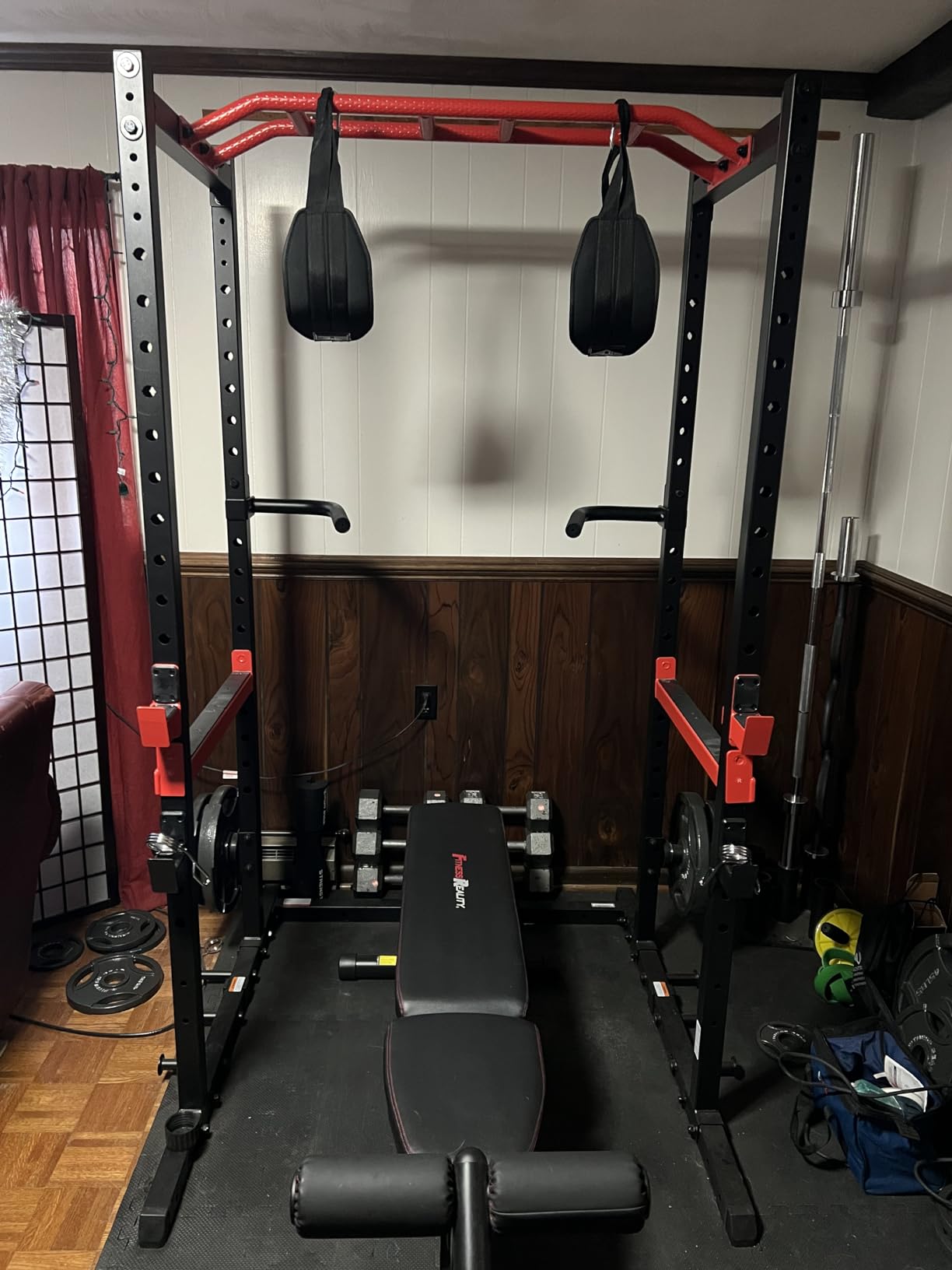 Sunny Health & Fitness Power Rack & Cage Systems for Home Gym Training customer photo 1