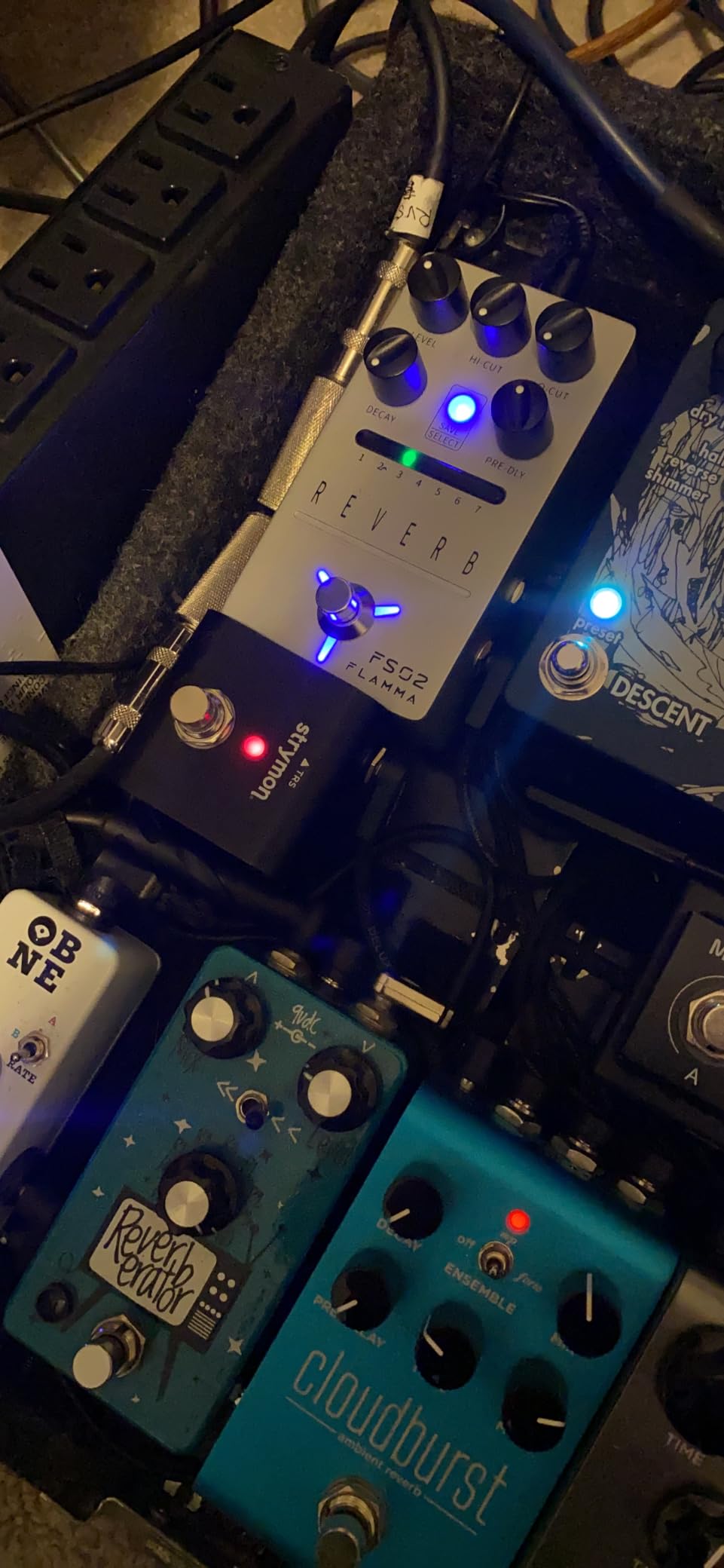 FLAMMA FS02 Reverb Pedal Stereo Guitar Effects with 7 Storable Preset Slots 7 Reverb Effects Room Hall Church Cave Plate Spring Mod True Bypass Trail On customer photo 1