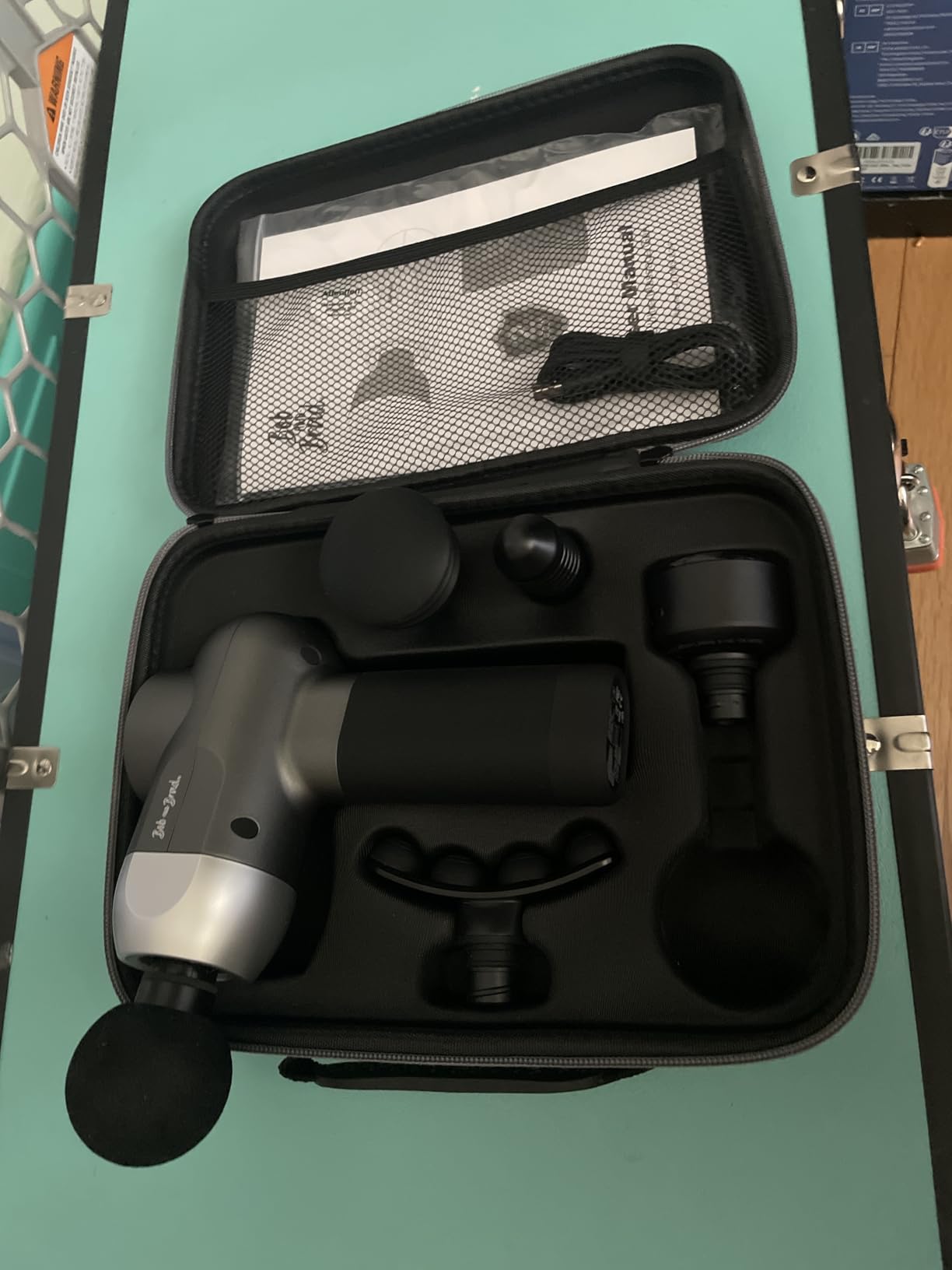 BOB AND BRAD C2 Massage Gun, FSA Eligible & HSA Approved Deep Tissue Percussion Massager Gun, Muscle Massager with 5 Speeds and 5 Heads, Electric Back Massagers for Professional Athletes Home Gym customer photo 2